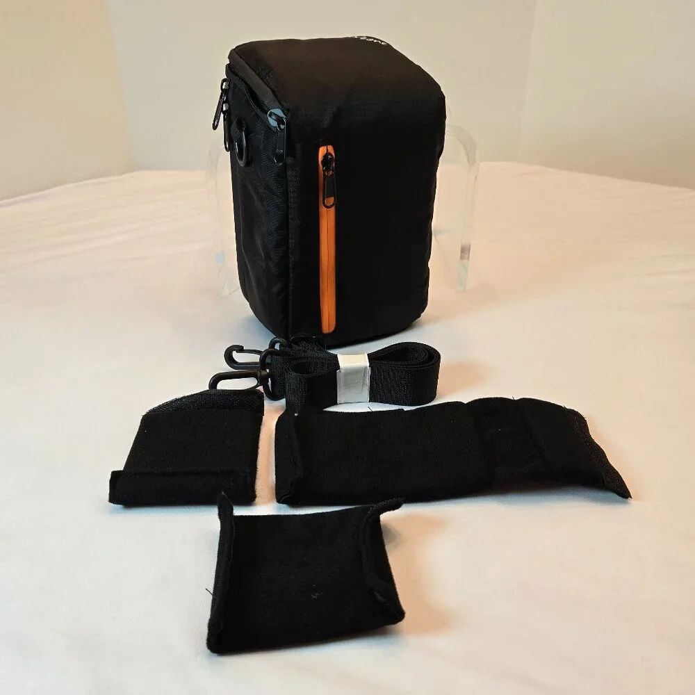 S-ZONE Dual-Open Camera Bag Waterproof Case - Black